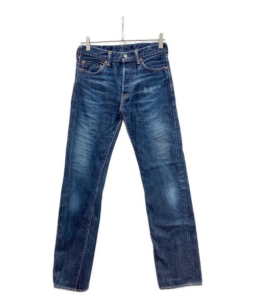 MOMOTARO JEANS（桃太郎ジーンズ）MOMOTARO JEANS (桃太郎ジーンズ) 出陣タイトストレートデニムパンツ インディゴ サイズ:76cmの古着・服飾アイテム
