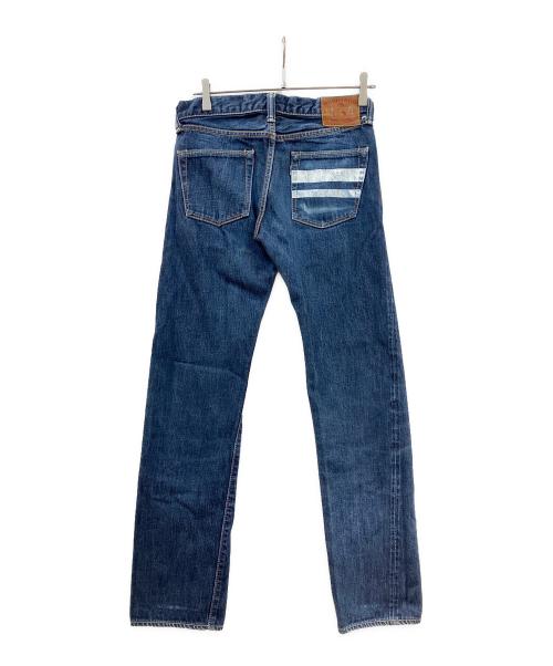 MOMOTARO JEANS（桃太郎ジーンズ）MOMOTARO JEANS (桃太郎ジーンズ) 出陣タイトストレートデニムパンツ インディゴ サイズ:76cmの古着・服飾アイテム