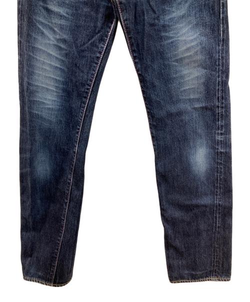 MOMOTARO JEANS（桃太郎ジーンズ）MOMOTARO JEANS (桃太郎ジーンズ) 出陣タイトストレートデニムパンツ インディゴ サイズ:76cmの古着・服飾アイテム