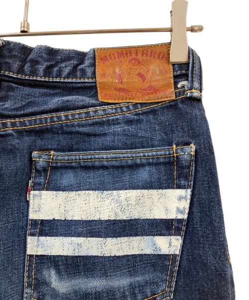 MOMOTARO JEANS（桃太郎ジーンズ）MOMOTARO JEANS (桃太郎ジーンズ) 出陣タイトストレートデニムパンツ インディゴ サイズ:76cmの古着・服飾アイテム