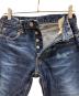 中古・古着 MOMOTARO JEANS (桃太郎ジーンズ) 出陣タイトストレートデニムパンツ インディゴ サイズ:76cm：12000円