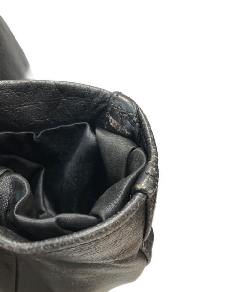 63 leathers（ロクサン レザーズ）63 Leathers (ロクサン レザーズ) 襟付きシングルライダース ブラック サイズ:XSの古着・服飾アイテム