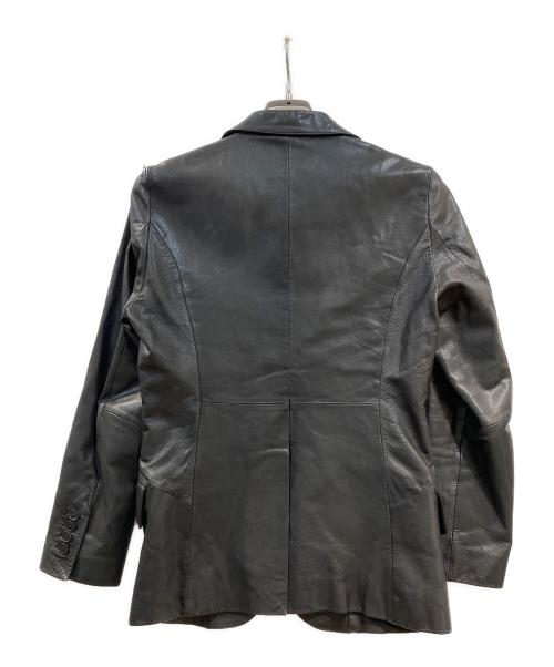KATHARINE HAMNETT（キャサリンハムネット）KATHARINE HAMNETT (キャサリンハムネット) レザージャケット ブラック サイズ:Sの古着・服飾アイテム