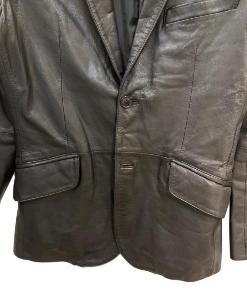 KATHARINE HAMNETT（キャサリンハムネット）KATHARINE HAMNETT (キャサリンハムネット) レザージャケット ブラック サイズ:Sの古着・服飾アイテム