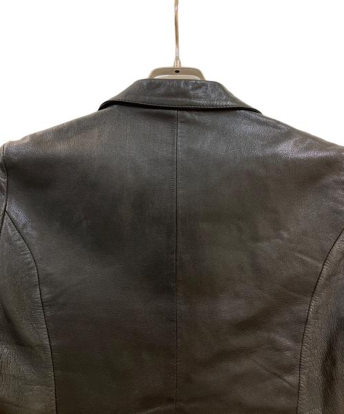 KATHARINE HAMNETT（キャサリンハムネット）KATHARINE HAMNETT (キャサリンハムネット) レザージャケット ブラック サイズ:Sの古着・服飾アイテム