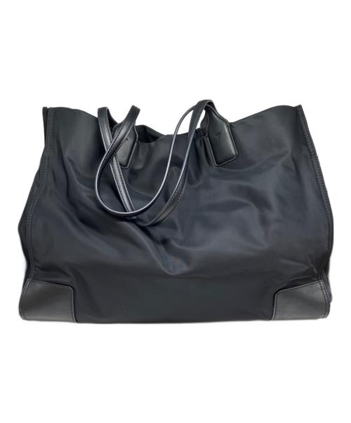 TORY BURCH（トリーバーチ）TORY BURCH (トリーバーチ) エラ ロゴナイロントートバッグ ブラックの古着・服飾アイテム