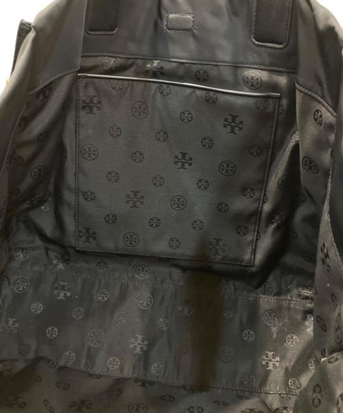 TORY BURCH（トリーバーチ）TORY BURCH (トリーバーチ) エラ ロゴナイロントートバッグ ブラックの古着・服飾アイテム