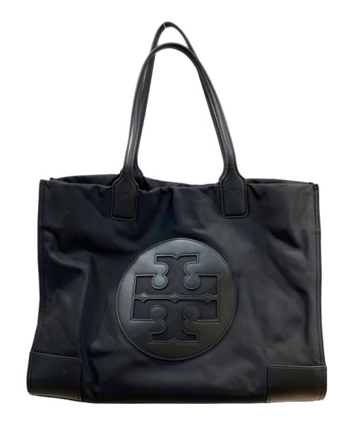 TORY BURCH（トリーバーチ）TORY BURCH (トリーバーチ) エラ ロゴナイロントートバッグ ブラックの古着・服飾アイテム