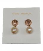TORY BURCHトリーバーチ）の古着「ROPE LOGO DROP EARRING」｜ピンク