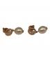 TORY BURCH (トリーバーチ) ROPE LOGO DROP EARRING ピンク：8000円