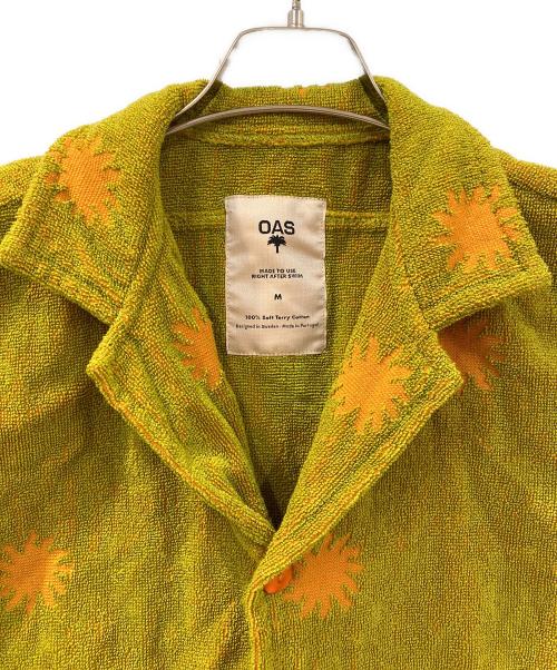 OAS（オーエーエス）OAS (オーエーエス) パイルシャツ グリーン サイズ:Mの古着・服飾アイテム