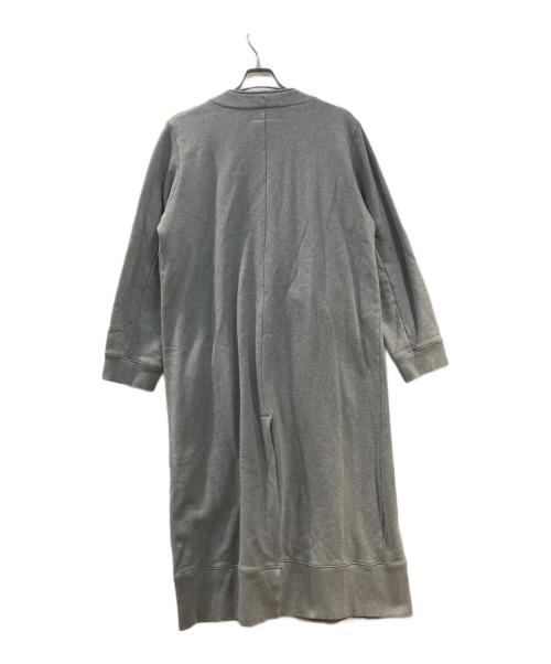 MM6 Maison Margiela（エムエムシックスメゾンマルジェラ）MM6 Maison Margiela (エムエムシックスメゾンマルジェラ) スウェットガウンコート グレー サイズ:L 未使用品の古着・服飾アイテム