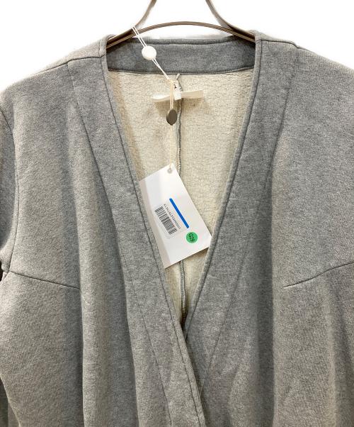 MM6 Maison Margiela（エムエムシックスメゾンマルジェラ）MM6 Maison Margiela (エムエムシックスメゾンマルジェラ) スウェットガウンコート グレー サイズ:L 未使用品の古着・服飾アイテム
