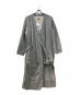 MM6 Maison Margiela（エムエムシックスメゾンマルジェラ）の古着「スウェットガウンコート」｜グレー