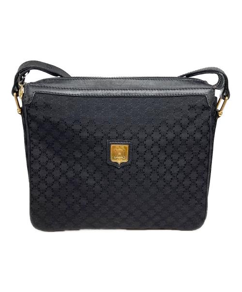 CELINE（セリーヌ）CELINE (セリーヌ) オールド マカダム キャンバス ショルダーバッグ ブラックの古着・服飾アイテム