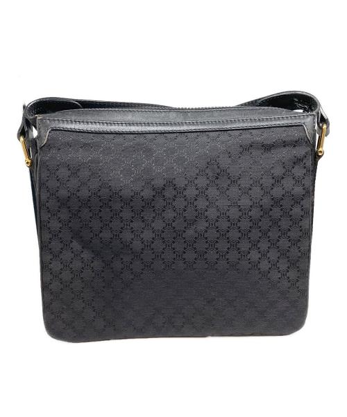 CELINE（セリーヌ）CELINE (セリーヌ) オールド マカダム キャンバス ショルダーバッグ ブラックの古着・服飾アイテム