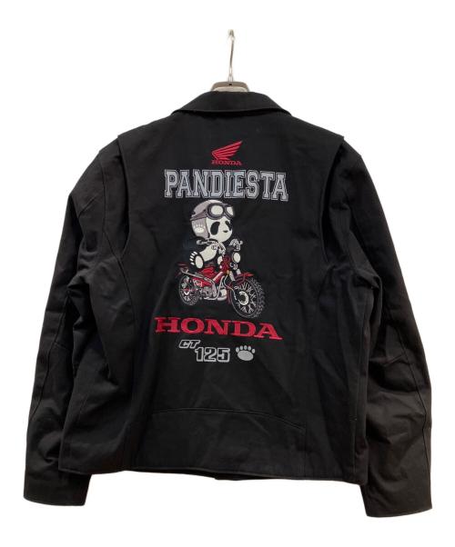 pandiesta japan（パンディエスタジャパン）PANDIESTA JAPAN (パンディエスタジャパン) HONDA CT125コットンWライダースジャケット ブラック サイズ:XLの古着・服飾アイテム