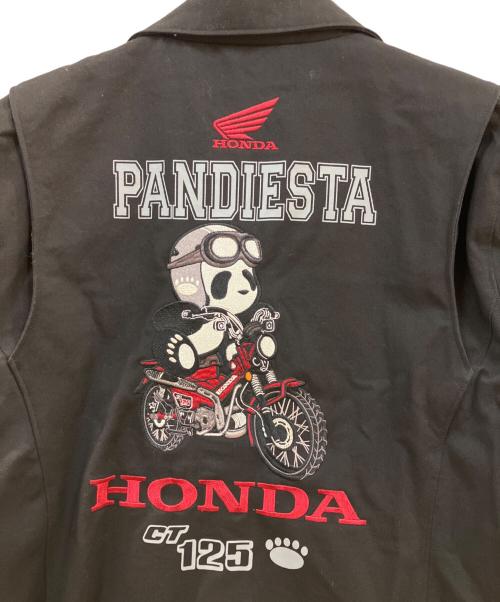pandiesta japan（パンディエスタジャパン）PANDIESTA JAPAN (パンディエスタジャパン) HONDA CT125コットンWライダースジャケット ブラック サイズ:XLの古着・服飾アイテム