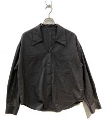 RIM.ARK（リムアーク）の古着「V cut relaxy SH Vカット リラクシー シャツ」｜グレー