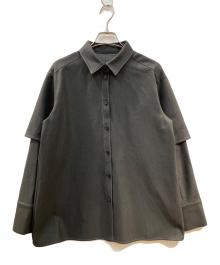 RIM.ARK（リムアーク）の古着「Fake denim SH フェイクデニムシャツ」｜グレー