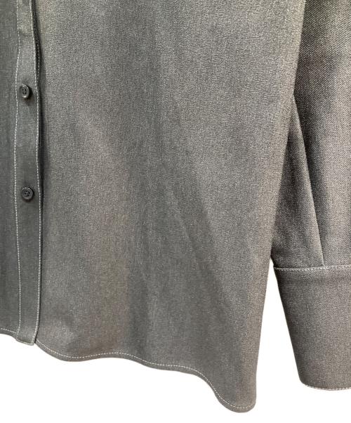 RIM.ARK（リムアーク）RIM.ARK (リムアーク) Fake denim SH フェイクデニムシャツ グレー サイズ:38の古着・服飾アイテム
