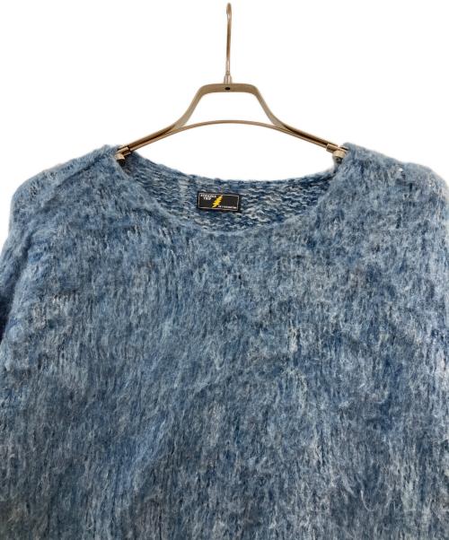 strange trip（ストレンジトリップ）strange trip (ストレンジトリップ) モヘア混ニット ブルー サイズ:Mの古着・服飾アイテム