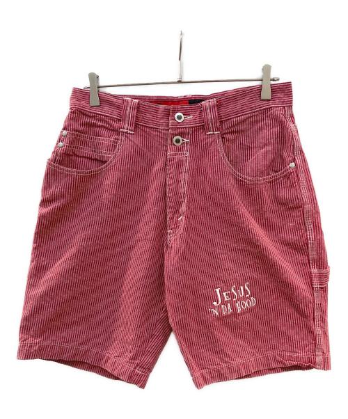 LEVI'S（リーバイス）LEVI'S (リーバイス) silvertab ペインターショーツ レッド サイズ:81cmの古着・服飾アイテム