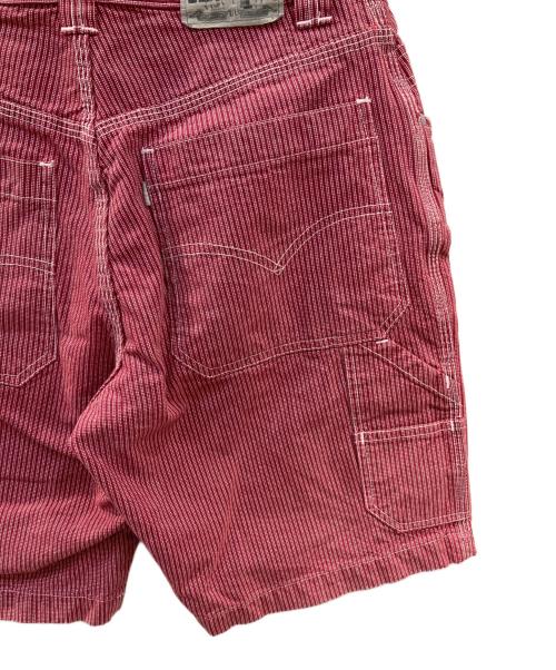 LEVI'S（リーバイス）LEVI'S (リーバイス) silvertab ペインターショーツ レッド サイズ:81cmの古着・服飾アイテム