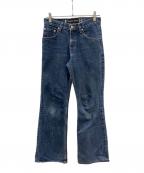LEVI'Sリーバイス）の古着「hipster flare silvertab デニムパンツ」｜インディゴ