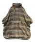 F/CE.（エフシーイー）の古着「CHECK PONCHO ツイードポンチョ」｜ベージュ