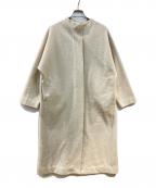 evam evaエヴァムエヴァ）の古着「press wool long coat」｜ベージュ