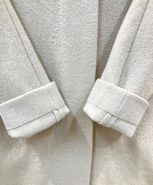 evam eva（エヴァムエヴァ）evam eva (エヴァムエヴァ) press wool long coat ベージュ サイズ:1の古着・服飾アイテム
