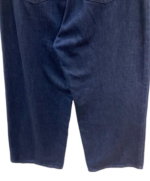 URBAN RESEARCH DOORS（アーバンリサーチドアーズ）URBAN RESEARCH DOORS (アーバンリサーチドアーズ) Denim Tuck Wide Pants インディゴ サイズ:Ⅼの古着・服飾アイテム