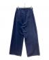 URBAN RESEARCH DOORS (アーバンリサーチドアーズ) Denim Tuck Wide Pants インディゴ サイズ:Ⅼ：4000円