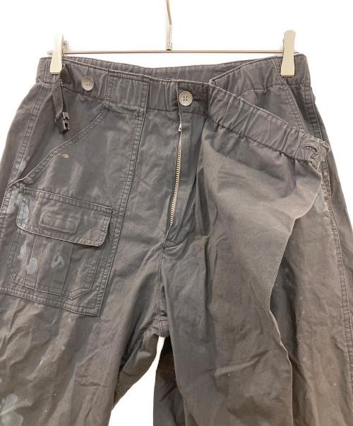 MIHARA YASUHIRO（ミハラヤスヒロ）MIHARA YASUHIRO (ミハラヤスヒロ) クロップドパンツ ブラック サイズ:46の古着・服飾アイテム
