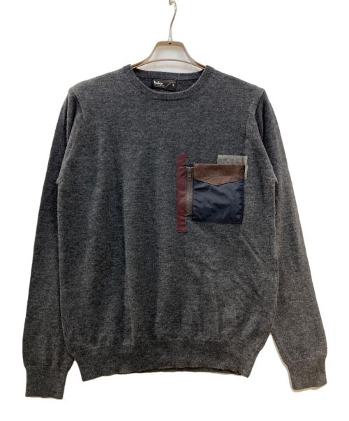 KOLOR（カラー）KOLOR (カラー) エアリースパンウールニット グレー サイズ:3の古着・服飾アイテム