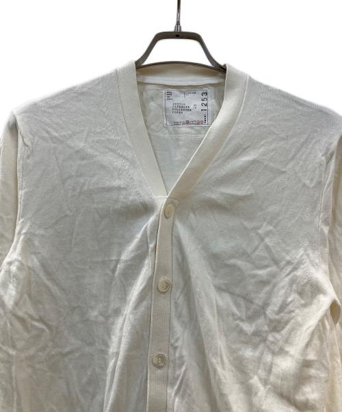 sacai（サカイ）sacai (サカイ) ニットカーディガン ホワイト サイズ:3の古着・服飾アイテム