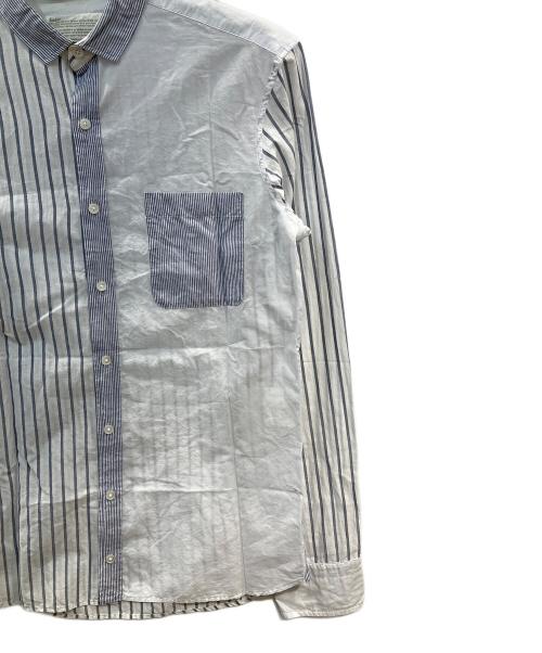 KOLOR（カラー）KOLOR (カラー) シルケットローンクレイジーシャツ ブルー サイズ:2の古着・服飾アイテム