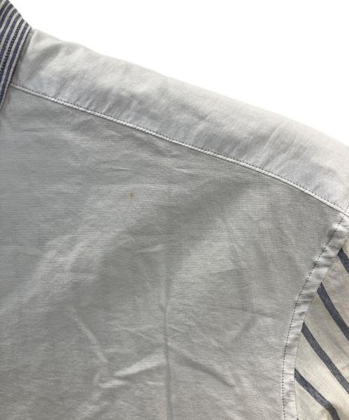 KOLOR（カラー）KOLOR (カラー) シルケットローンクレイジーシャツ ブルー サイズ:2の古着・服飾アイテム