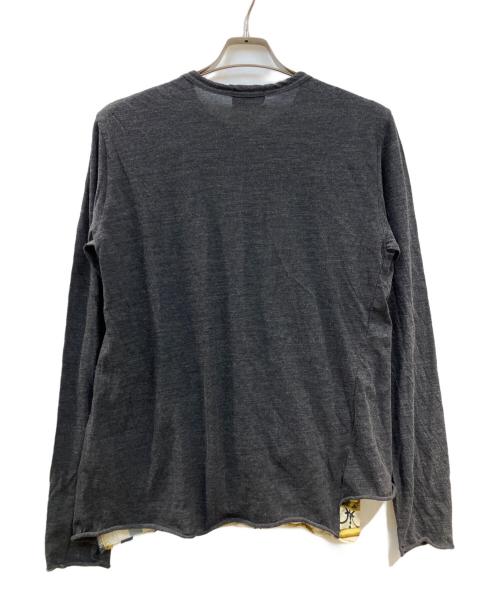 KOLOR（カラー）KOLOR (カラー) ナイロンカバリング天竺カットソー グレー サイズ:2の古着・服飾アイテム