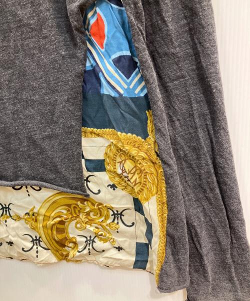 KOLOR（カラー）KOLOR (カラー) ナイロンカバリング天竺カットソー グレー サイズ:2の古着・服飾アイテム