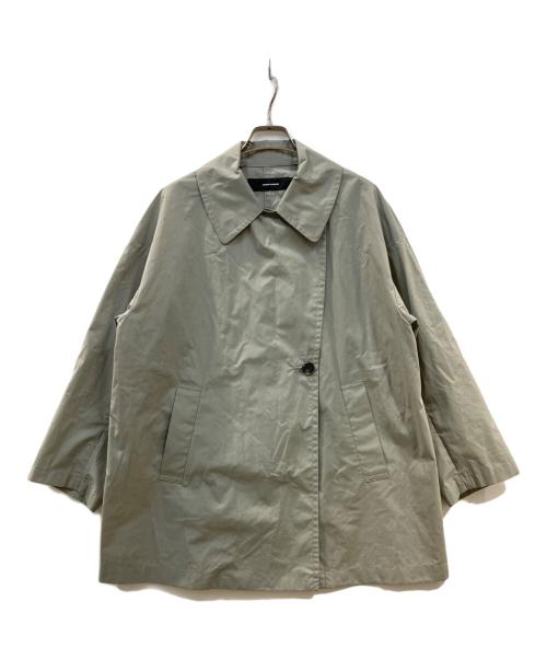 JOURNAL STANDARD（ジャーナルスタンダード）JOURNAL STANDARD (ジャーナルスタンダード) ドライクロスミドルバルカラーコート グリーン サイズ:記載なしの古着・服飾アイテム
