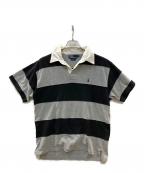 POLO RALPH LAURENポロ・ラルフローレン）の古着「ボーダーポロシャツ」｜グレー