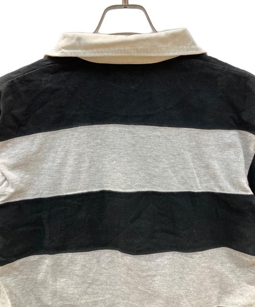 POLO RALPH LAUREN（ポロ・ラルフローレン）POLO RALPH LAUREN (ポロ・ラルフローレン) ボーダーポロシャツ グレー サイズ:ⅬⅬの古着・服飾アイテム