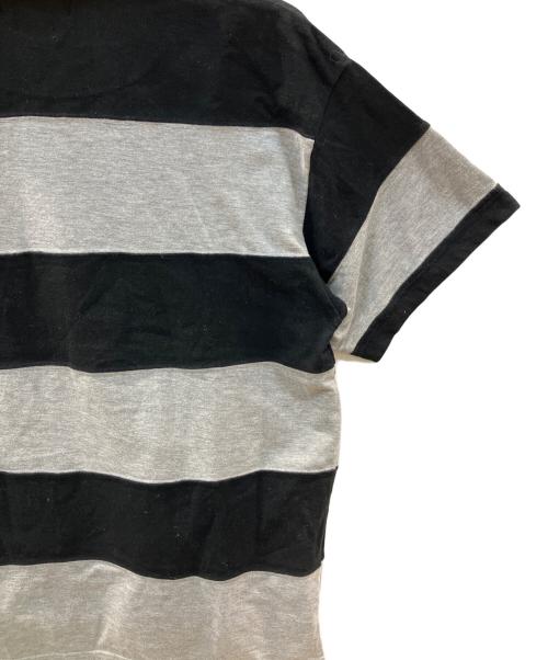 POLO RALPH LAUREN（ポロ・ラルフローレン）POLO RALPH LAUREN (ポロ・ラルフローレン) ボーダーポロシャツ グレー サイズ:ⅬⅬの古着・服飾アイテム