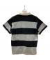 POLO RALPH LAUREN (ポロ・ラルフローレン) ボーダーポロシャツ グレー サイズ:ⅬⅬ：5000円
