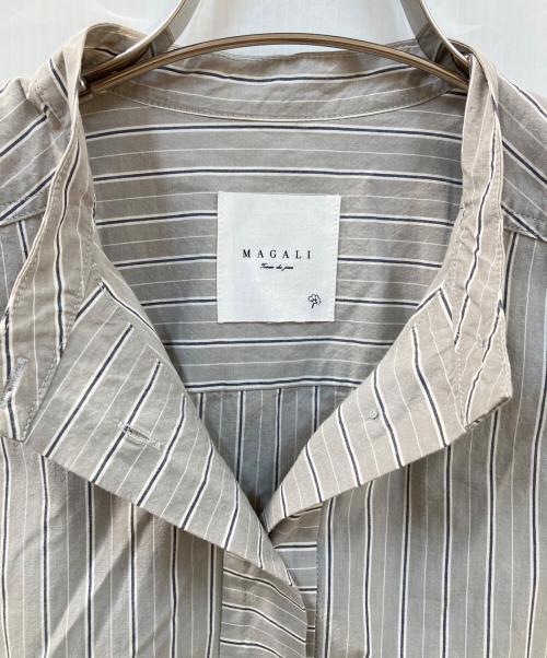 magali（マガリ）magali (マガリ) ブラウス グレー サイズ:記載なしの古着・服飾アイテム