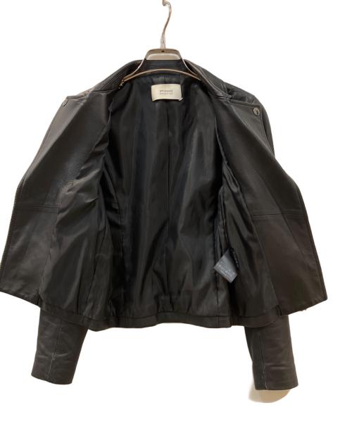 STUDIOUS（ステュディオス）STUDIOUS (ステュディオス) レザージャケット ブラックの古着・服飾アイテム
