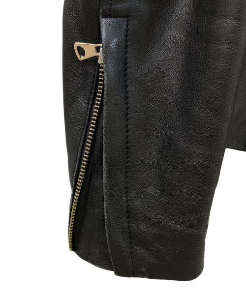 STUDIOUS（ステュディオス）STUDIOUS (ステュディオス) レザージャケット ブラックの古着・服飾アイテム