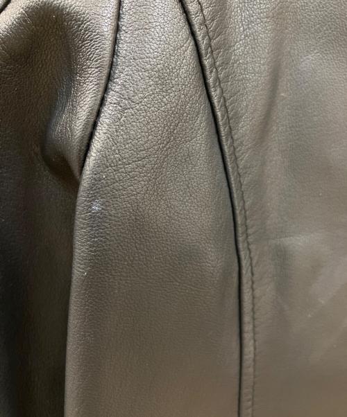 STUDIOUS（ステュディオス）STUDIOUS (ステュディオス) レザージャケット ブラックの古着・服飾アイテム